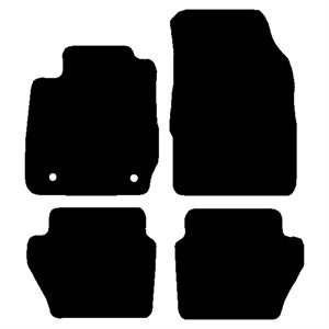 Velour måtter Ford Fiesta 2013-2017 - Kliklåse