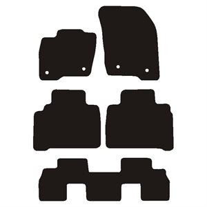 Velour måtter Ford Galaxy 2010-2015, 5 pers.