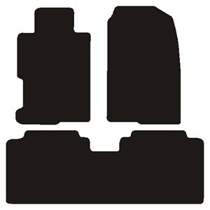 Velour måtter Honda Civic 1,6 ies 5d 2004- 206