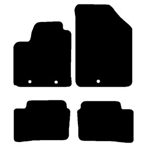 Velour måtter Hyundai i10 2013-2019