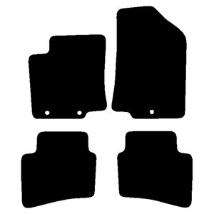 Velour måtter Kia Rio type UB 2011-01/2017