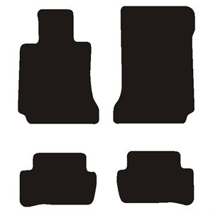 Velour måtter Mercedes C-klasse w204 2007-2015