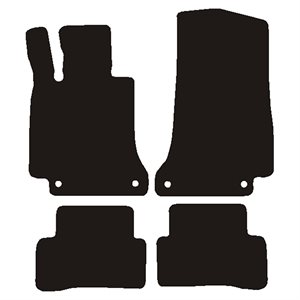 Velour måtter Mercedes C-klasse W205, S205 2014-2021