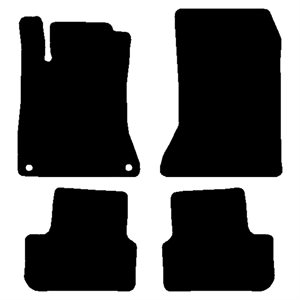 Velour måtter Mercedes CLA Sedan Type C117 2013-2018