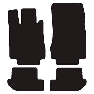 Velour måtter Mercedes CL500 C215 1999-2006