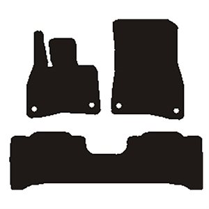 Velour Måtter Mercedes EQE SUV (X294) 2023-