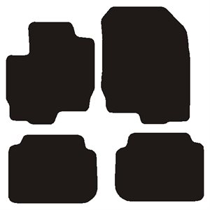 Velour måtter Mitsubishi Colt 5drs 2005-2009