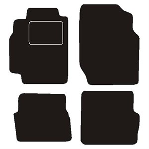 Velour måtter Nissan Almera N16 5drs 2000-2007