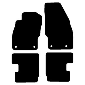 Velour måtter Opel Adam 2013-2019