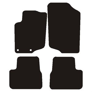 Velour måtter Peugeot 207 2006-2012