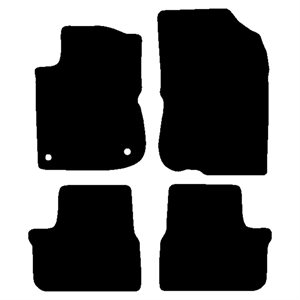 Velour måtter Peugeot 208 2012-2020
