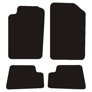 Velour måtter Peugeot 206 CC 2000-2008