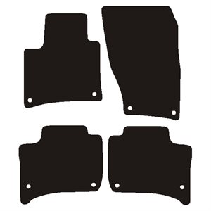 Velour måtter Porsche Cayenne 2014-