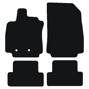 Velour måtter Renault Clio III 2006-2012