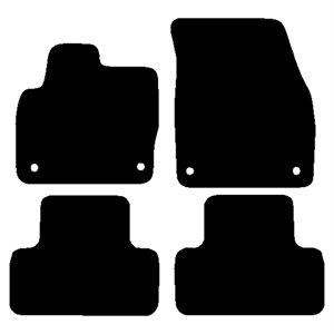 Velour måtter Range Rover Evoque 2012-