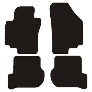 Velour måtter Seat Altea Type 5P fra 2004-2009