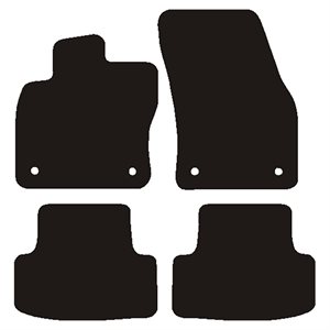 Velour måtter Seat Ateca 2016-