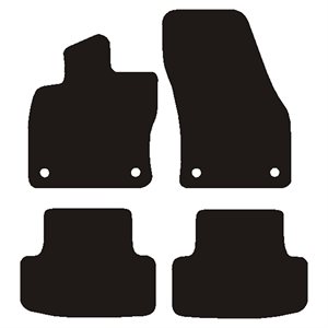 Velour måtter Skoda Karoq 2018-