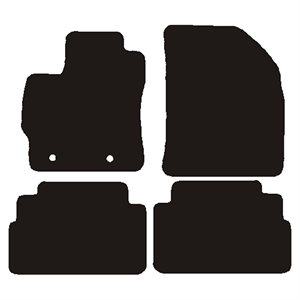 Velour måtter Toyota Verso 2009- 7P.