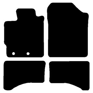 Velour måtter Toyota Yaris Hybrid 2011-