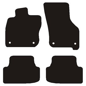 Velour Måtter VW Golf 8 automatgear 2020-