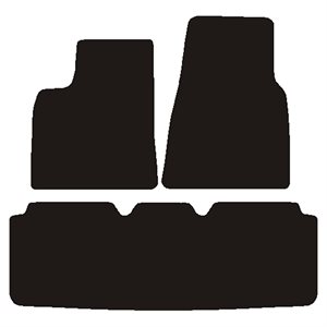 Måtter Tesla Model S 2012- Nålefilt