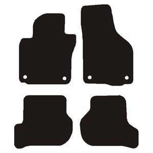 Måtter VW Jetta 2007-8/2010-Sort nålefilt