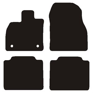 Diamond velourmåtter Toyota bZ4X (EA10) 2022-