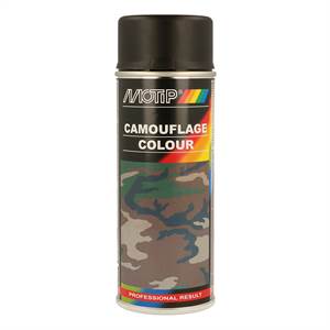 Motip spray camouflage RAL9021 400ml