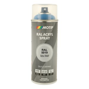 Motip Ral 5019 high gloss capri blue