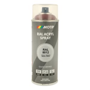 Motip Ral 8012 high gloss red brown