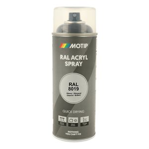 Motip Ral 8019 high gloss grey brown