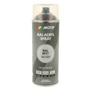 Motip Ral 8017 high gloss chocolate brown