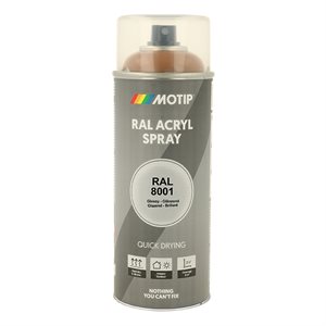 Motip Ral 8001 high gloss ochre brown