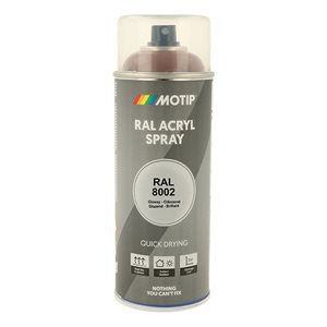 Motip Ral 8002 high gloss signal brown