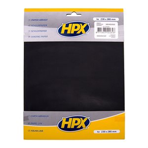 HPX sandpapir sæt 1 stk p240, 2 stk p400 og 1 stk p600