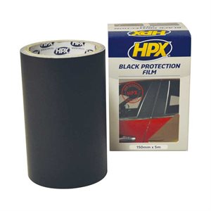 HPX sort beskyttelsesfilm 150mm x 5m