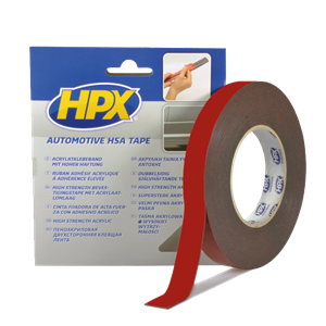 HPX dobbeltklæbende tape 9mm x 10m