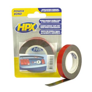 HPX dobbeltklæbende tape 12mm x 2m