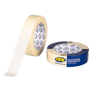 HPX afdækningstape op til 60 grader, creme, 30mm x 50m