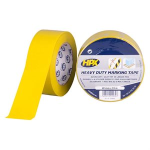 HPX heavy duty markeringstape gul 48mm x 33m