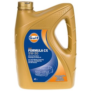 Gulf formula CX 5w-30, 4 liter