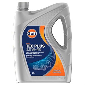 Gulf tec plus 10w-40, 4 liter