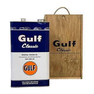 Gulf Classic 20w-50, 5 liter i trææske