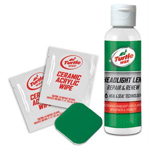Turtle Wax headlight lens restorer kit