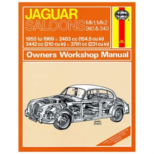 Håndbog Jaguar mk I og mk II 240+340 55-69