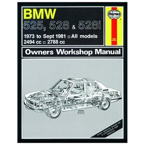 Håndbog BMW 525, 528 + 528i 1973-09.1981