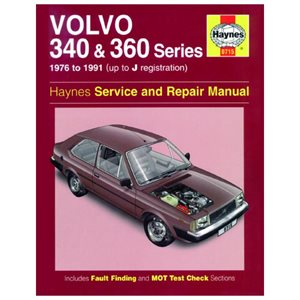 Håndbog Volvo 343 og 360 serie 1976-91