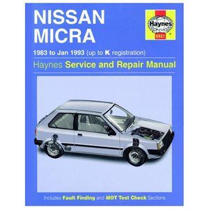 Håndbog Nissan Micra k10 1983-01.1993