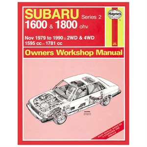 Håndbog Subaru 1600 og 1800 11.1979-1990